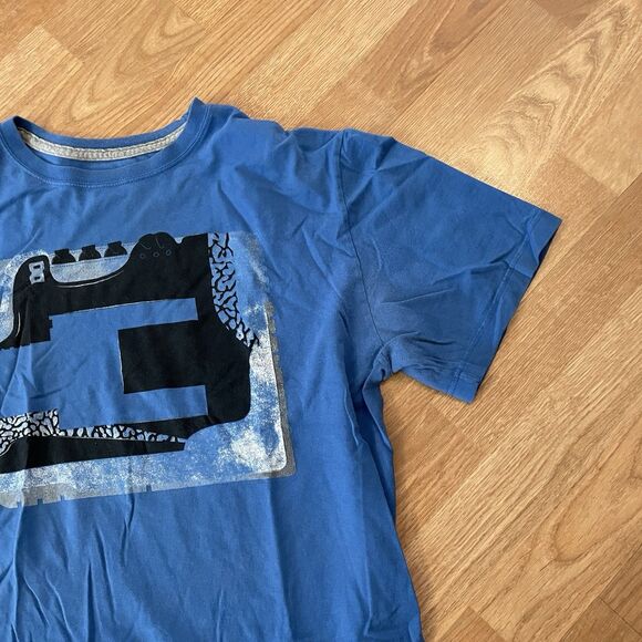 Jordan AJ3 Pure Money T Shirt Mens Large Blue Tee Graphic Y2K - Picture 4 of 10